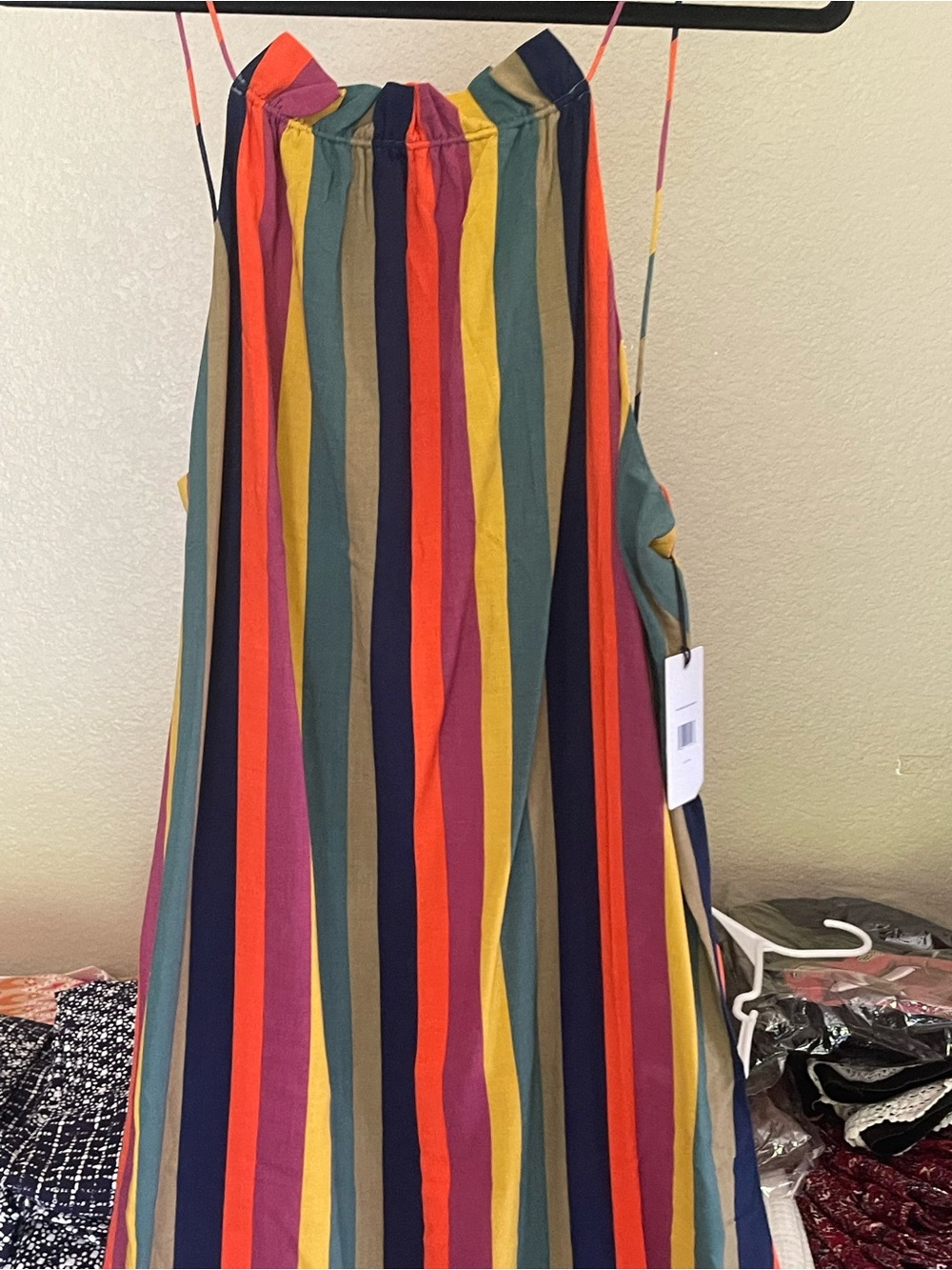 Womans Multicolor Rainbow Stripe Sundress - Unbranded - Picture 2 of 4